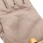 Hermes Kelly Glove Lambskin Mink Gold Beige Gloves — view 5