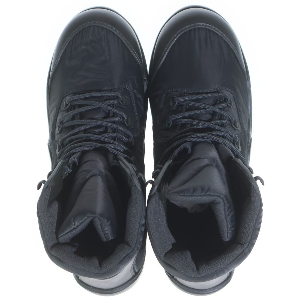 Bottega Veneta Puddle Ankle Boot Bomber Paddle Boots High Cut Black — view 4