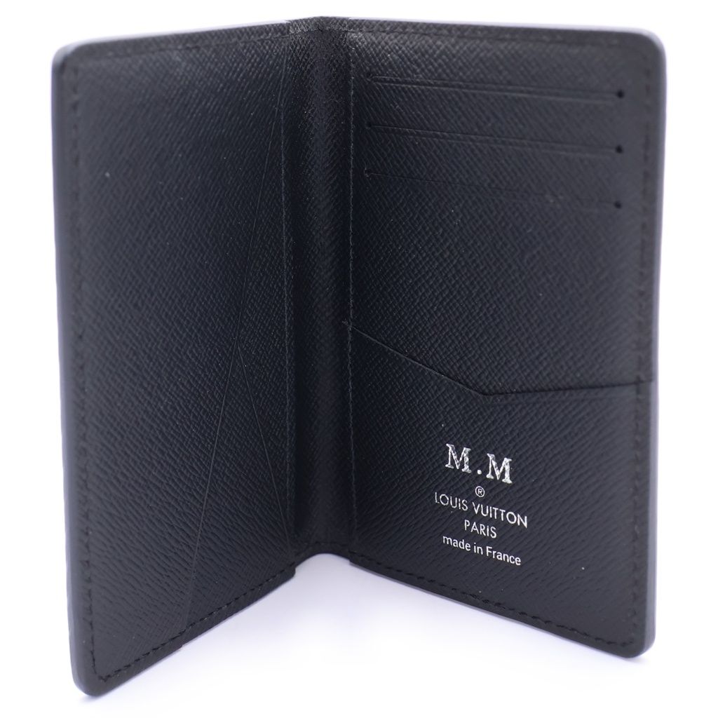Louis Vuitton Epi Organizer de Poche Card Case Noir Leather Black — view 4