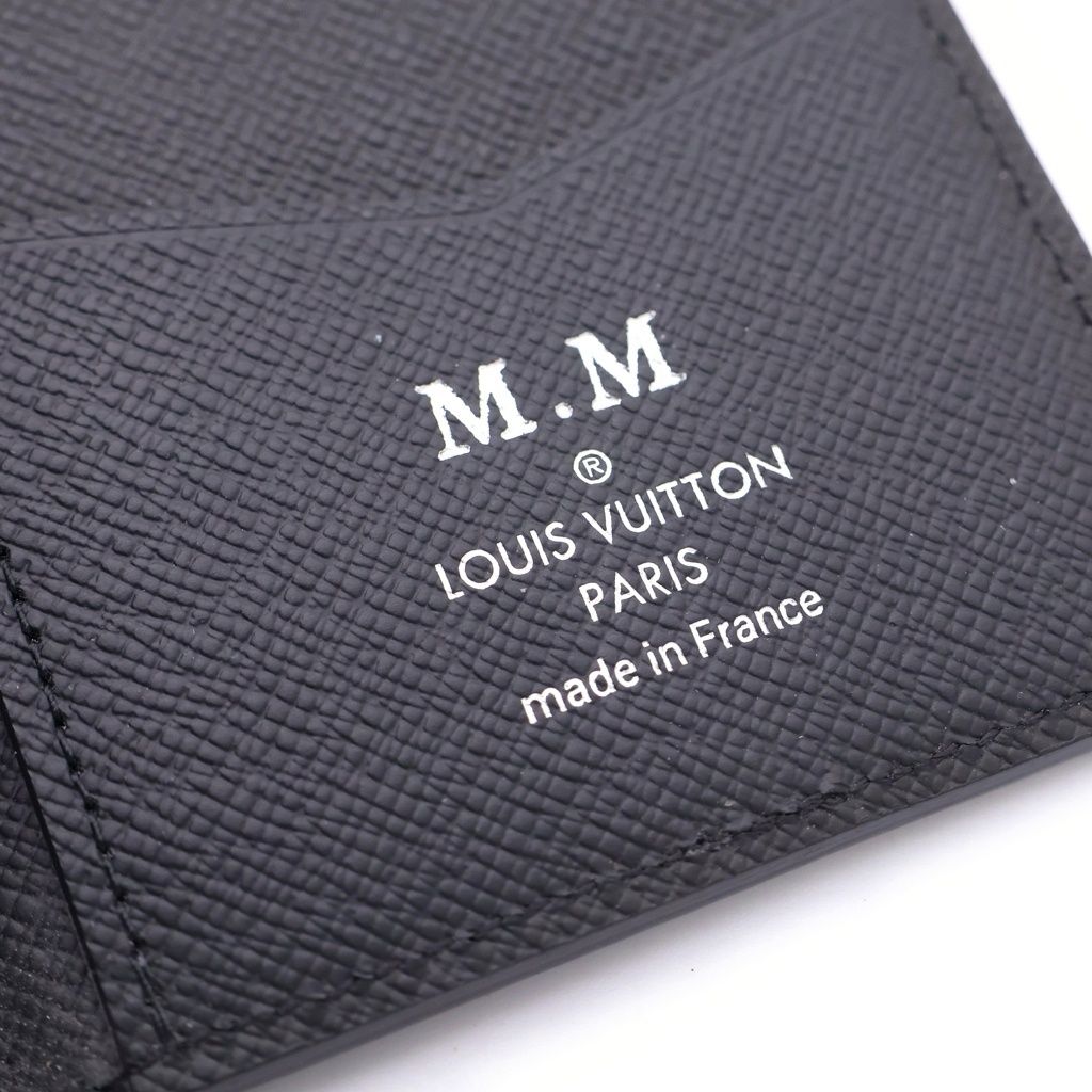 Louis Vuitton Epi Organizer de Poche Card Case Noir Leather Black — view 6
