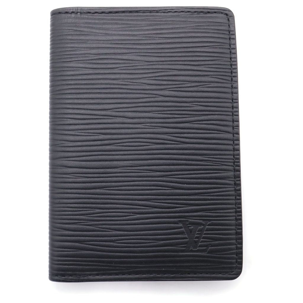 Louis Vuitton Epi Organizer de Poche Card Case Noir Leather Black