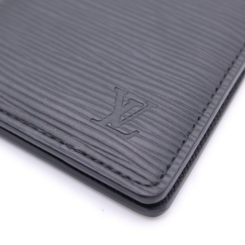 Louis Vuitton Epi Organizer de Poche Card Case Noir Leather Black — view 5