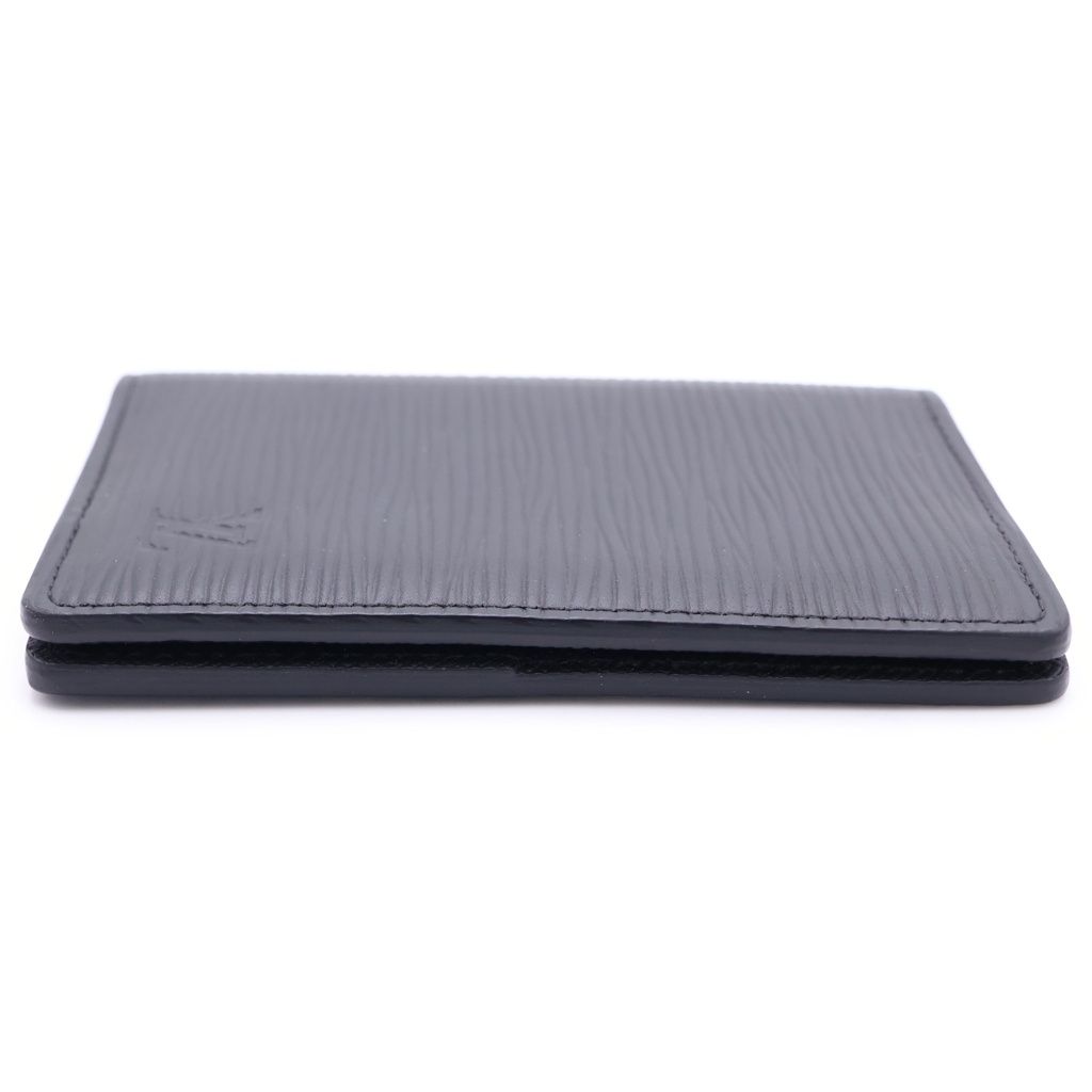 Louis Vuitton Epi Organizer de Poche Card Case Noir Leather Black — view 3