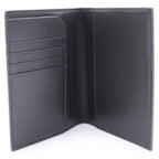 Celine Front Logo Leather Passport Case Gray — view 4