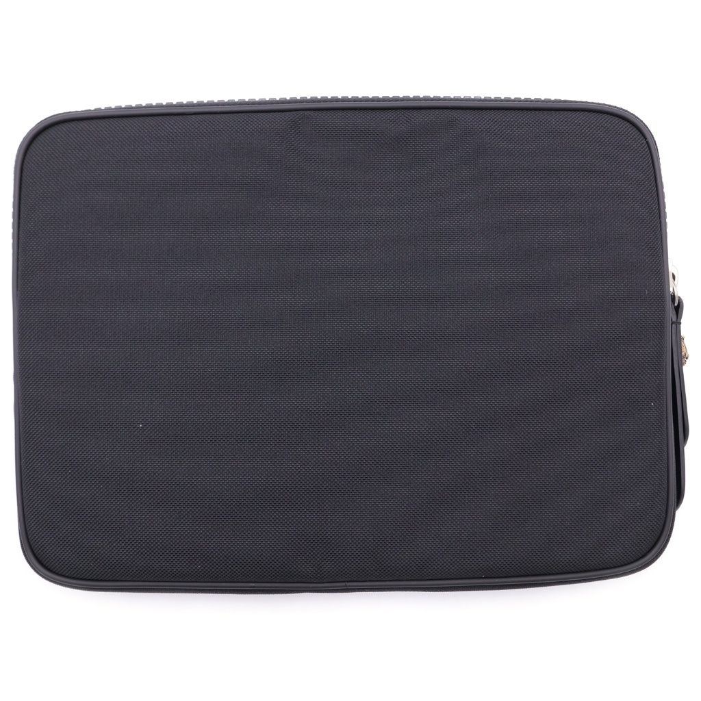 Gucci Butterfly Flower Patch Zip Clutch Pouch Black — view 2