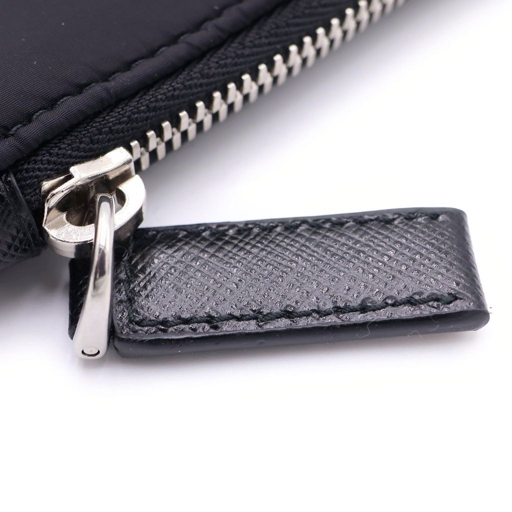 Prada Tessuto Nero Nylon Clutch Pouch Black — view 7