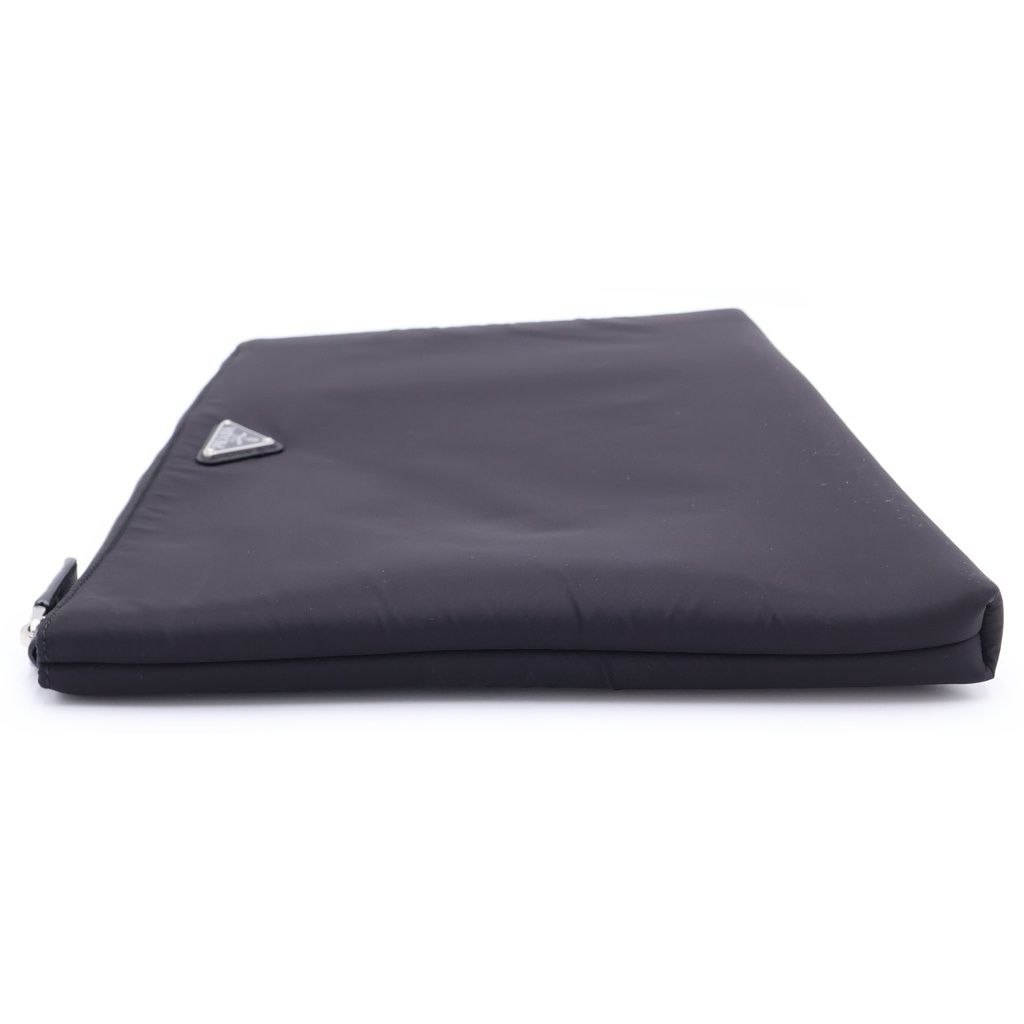 Prada Tessuto Nero Nylon Clutch Pouch Black — view 3