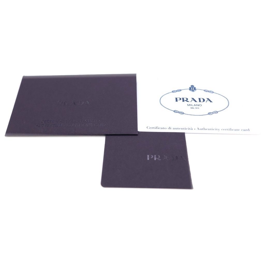 Prada Tessuto Nero Nylon Clutch Pouch Black — view 9