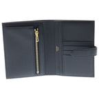 Hermes Bearn Compact Epsom Gold Bifold Wallet Black — view 4
