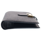 Hermes Bearn Compact Epsom Gold Bifold Wallet Black — view 3