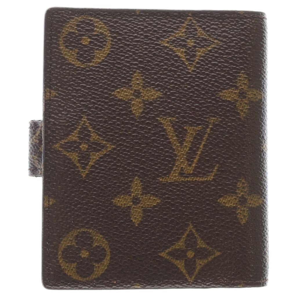 Louis Vuitton Monogram Agenda Mini Leather Notebook Cover Card Case Brown — view 2