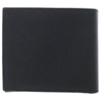 Prada Saffiano Bifold Wallet Compact Card Case Black Leather — view 2