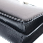 Fendi Peekaboo Eyec Cross 2-Way Shoulder Bag Black Leather Silver — view 5