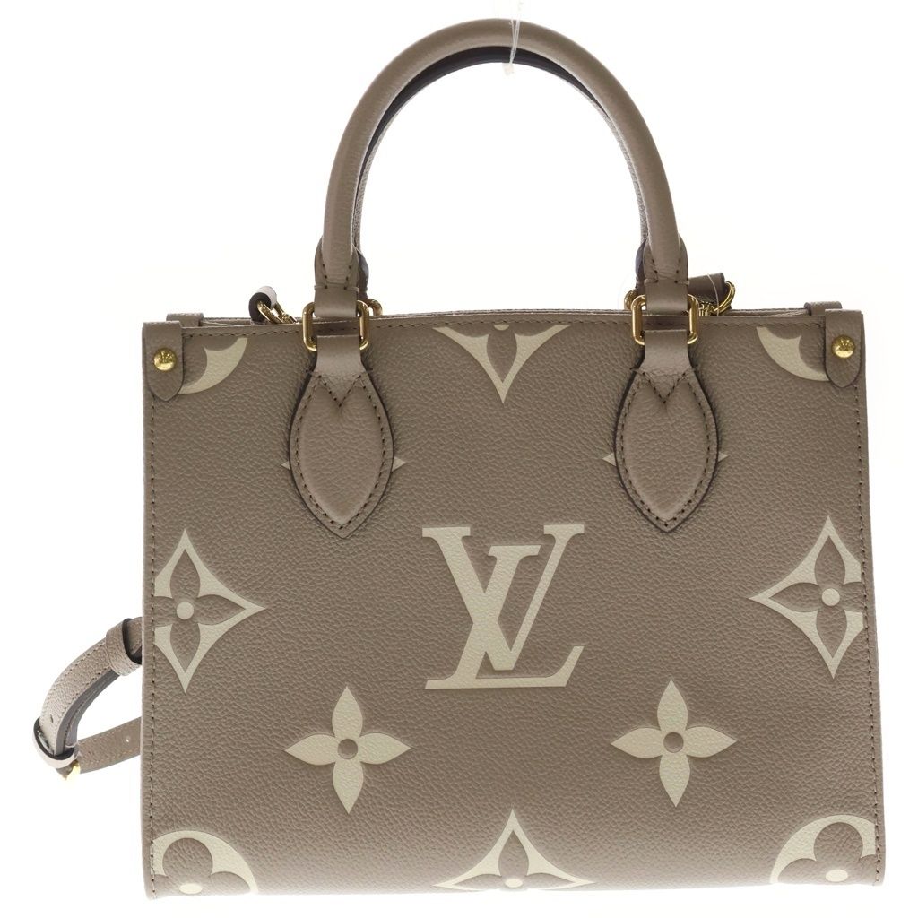 Louis Vuitton On The Go PM Monogram Empreinte Leather 2-Way Bag Tourtorelle