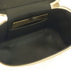 Louis Vuitton Monogram Vanity PM Shoulder Bag Chain White Lambskin Gold — view 8