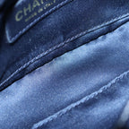 Chanel Sequin Chain Shoulder Bag Flap CC Logo Leather Gold Black — view 7