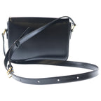 Celine Teen Triomphe Shoulder Bag Black Shiny Calfskin Gold — view 2