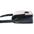 Celine Teen Triomphe Shoulder Bag Black Shiny Calfskin Gold — view 3