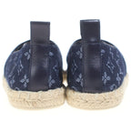 Louis Vuitton Monogram Denim Espadrilles Flat Shoes Indigo Blue — view 3
