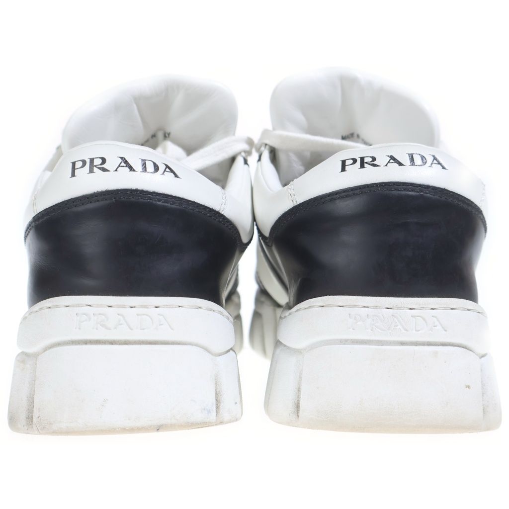 Prada Low Cut Sneakers Black White — view 3