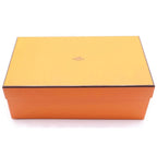 Hermes Aloha Rubber Flat Sandals Shoes Black — view 7