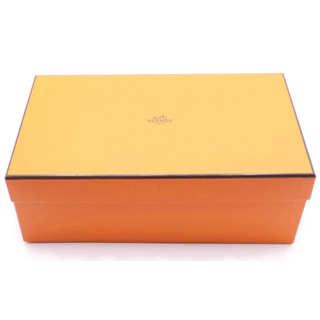 Hermes Aloha Rubber Flat Sandals Shoes Black — view 7