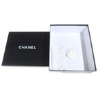 Chanel Runway Camellia Clear Lace Up Sandals Silver — view 6