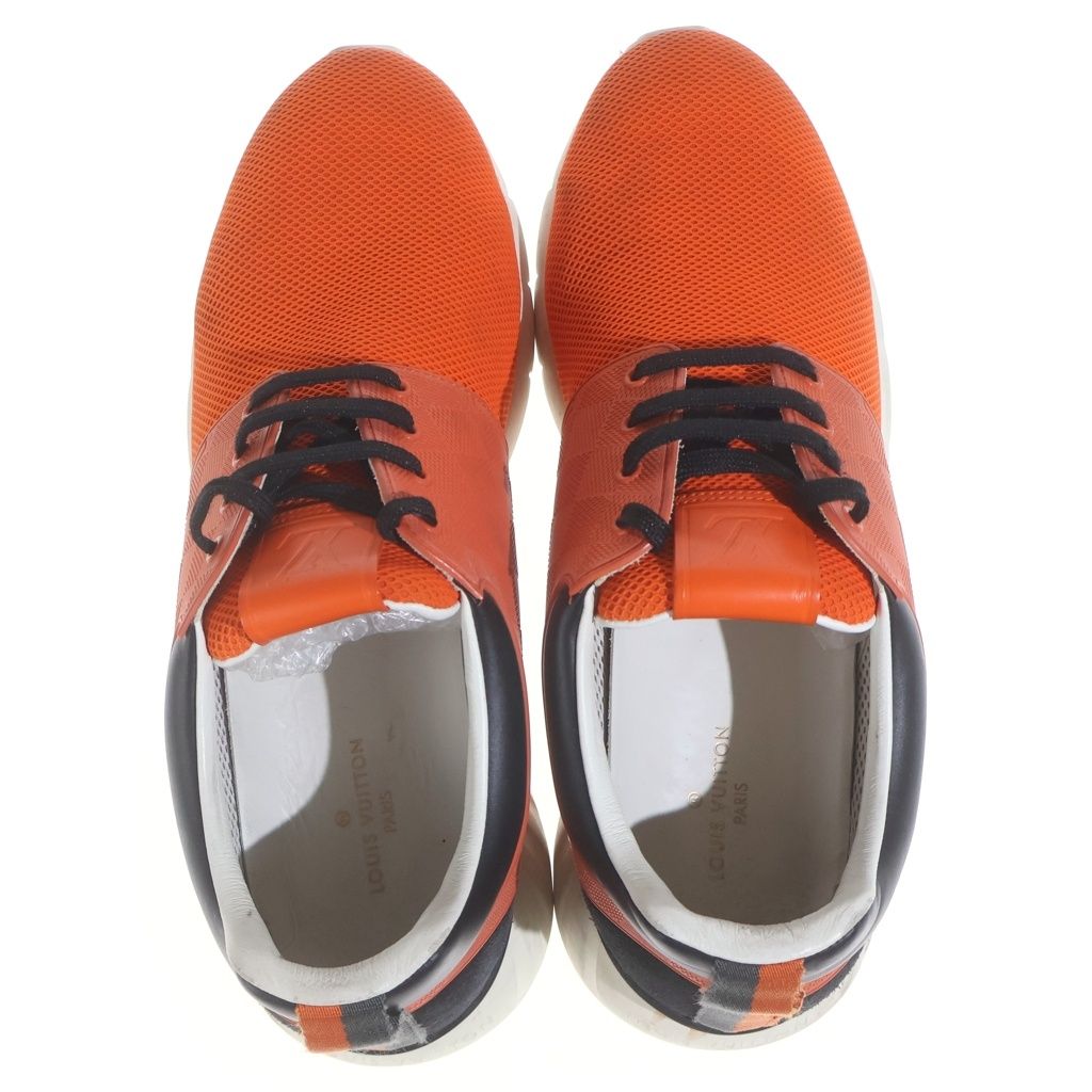 Louis Vuitton Damier Low Cut Sneakers Running Shoes Mesh Orange — view 4