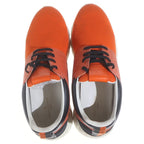 Louis Vuitton Damier Low Cut Sneakers Running Shoes Mesh Orange — view 4