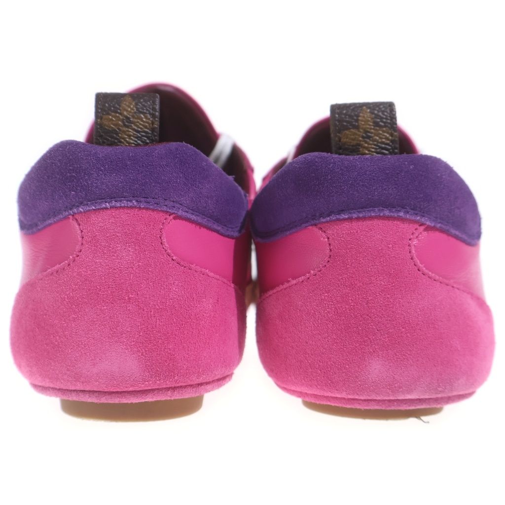 Louis Vuitton LV Sneakers Pink Leather Lace — view 3