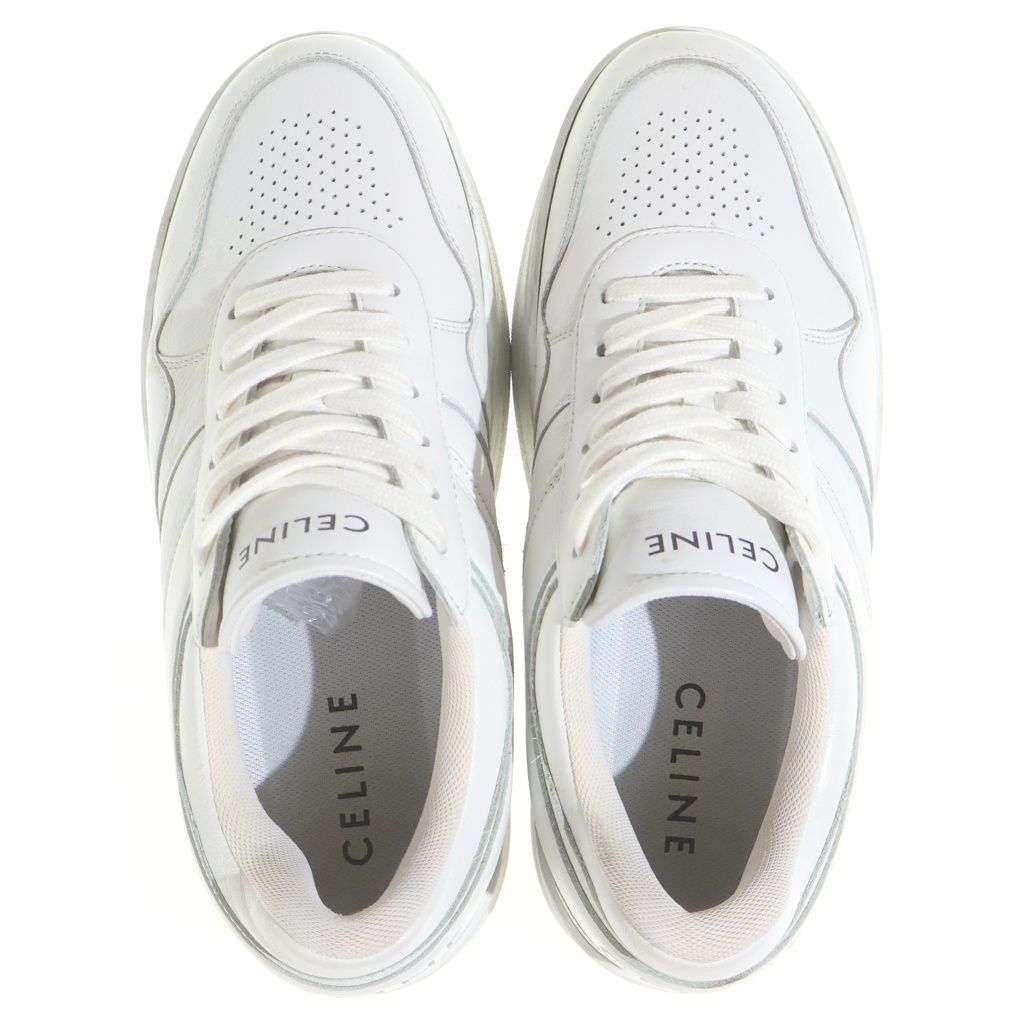 Celine Logo Low Cut Sneakers White — view 4