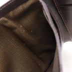 Fendi Zucca Nylon Canvas Brown Trifold Wallet — view 8