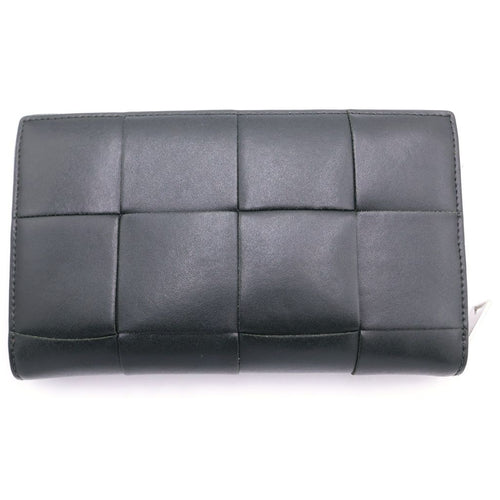 Bottega Veneta Cassette Zip Around Wallet Leather Dark Green — view 2