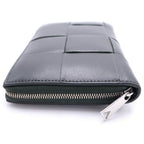 Bottega Veneta Cassette Zip Around Wallet Leather Dark Green — view 3