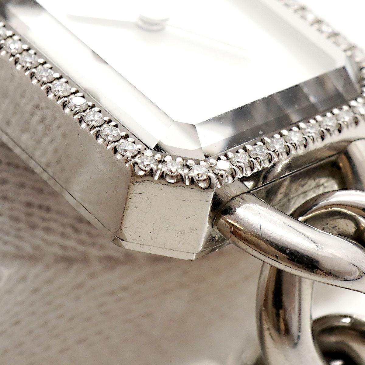 Chanel Premiere Diamond White Dial Watch — view 7