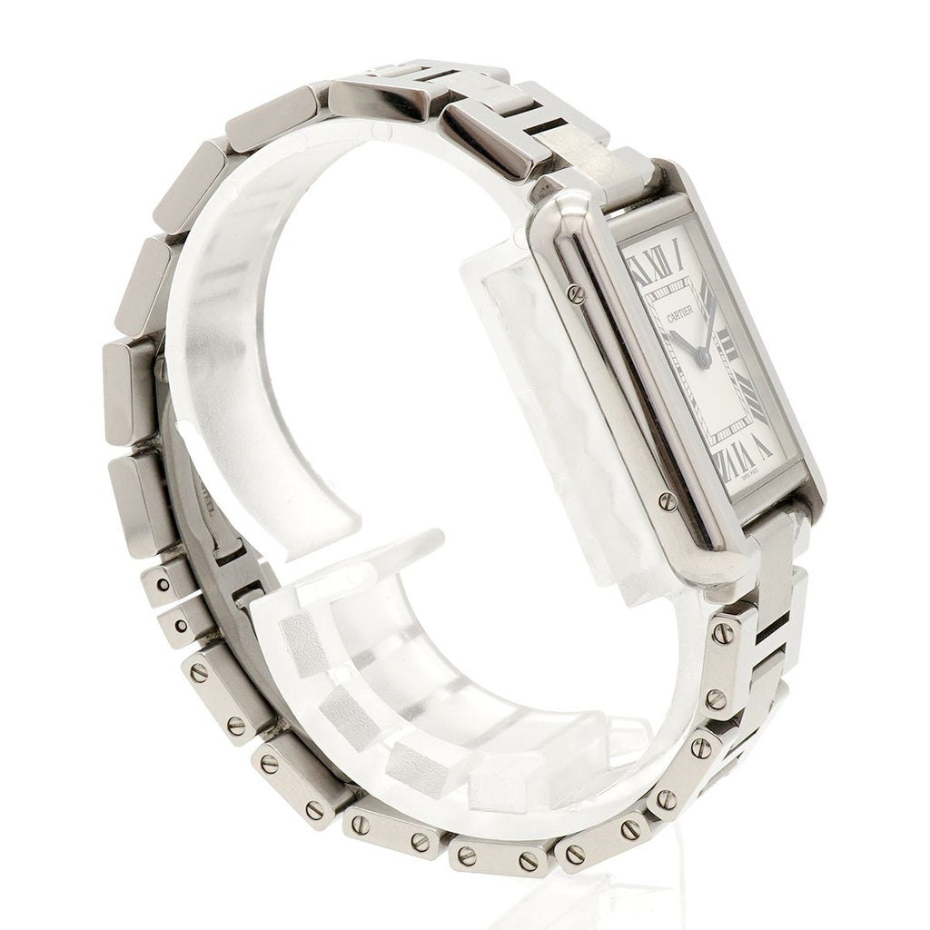 Cartier Tank Solo SM Silver Dial Watch — view 3