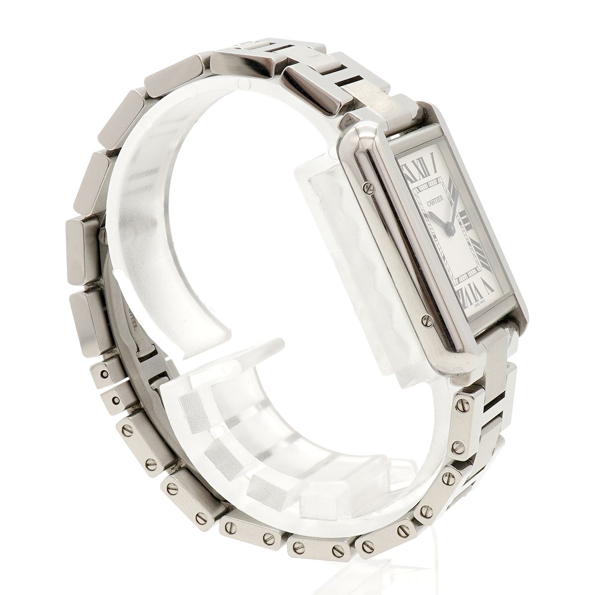 Cartier Tank Solo SM Silver Dial Watch — view 3