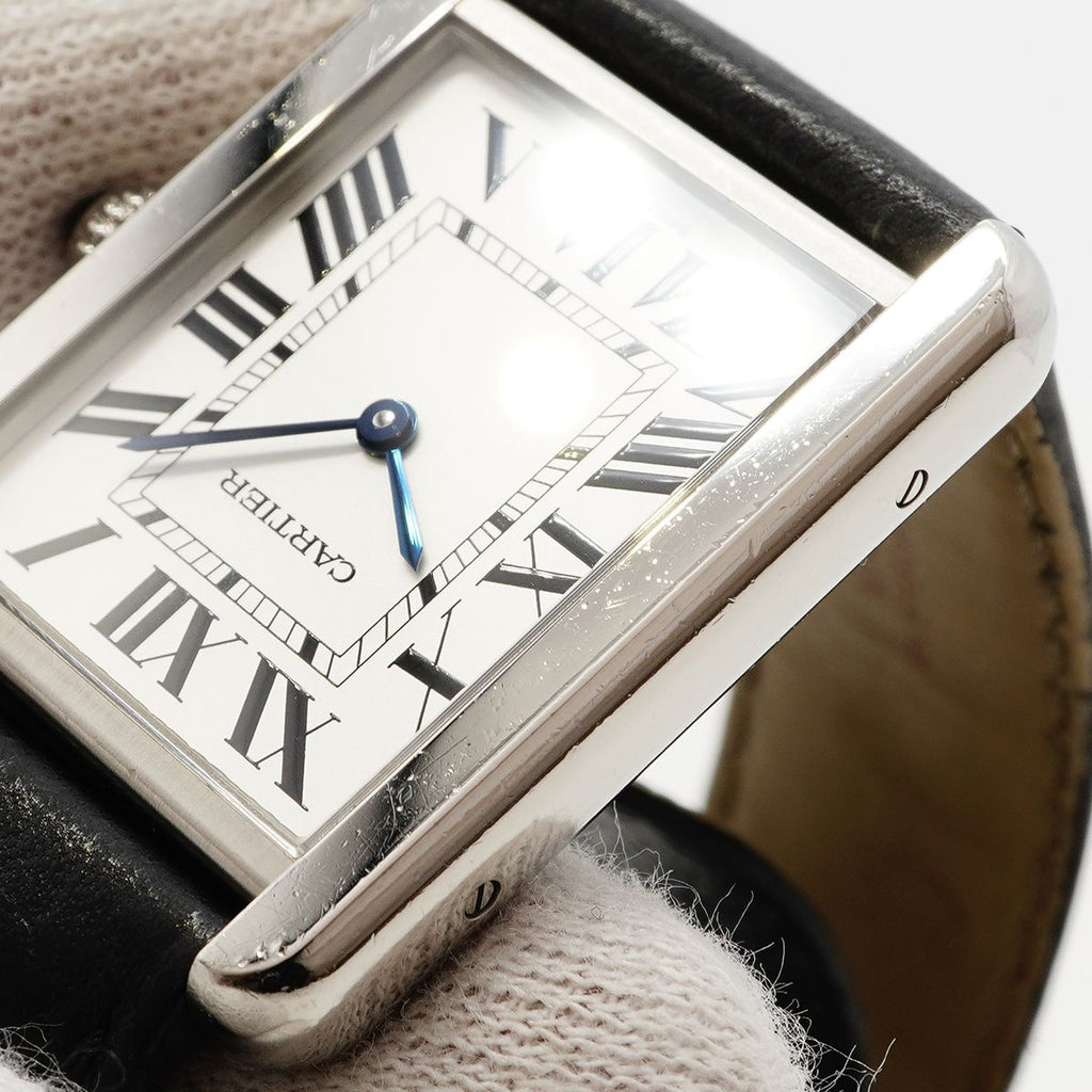 Cartier Tank Solo LM Silver Dial Watch — view 6