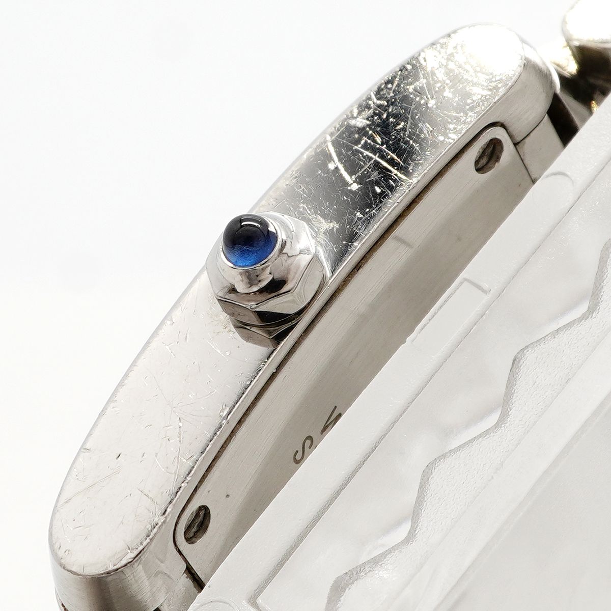 Cartier Tank Francaise SM Ivory Dial Watch — view 9