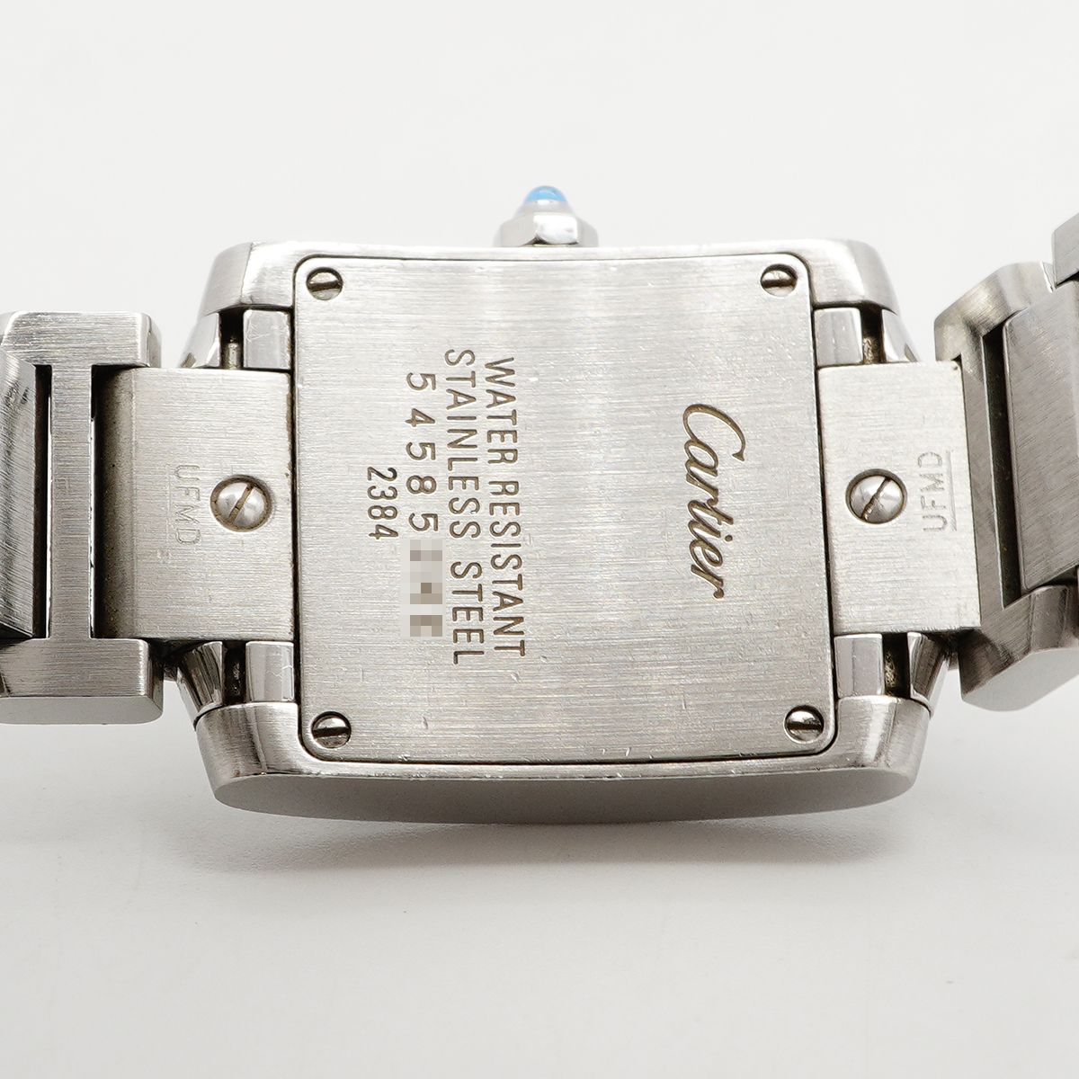 Cartier Tank Francaise SM Ivory Dial Watch — view 5