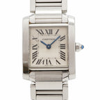 Cartier Tank Francaise SM Ivory Dial Watch