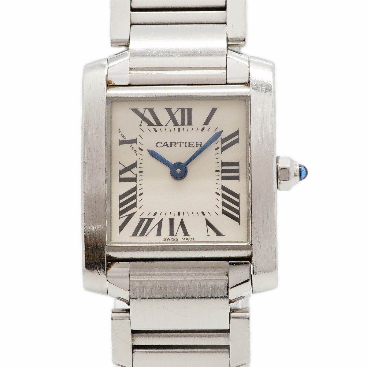 Cartier Tank Francaise SM Ivory Dial Watch