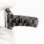 Chanel Diamond Black Dial Watch — view 6