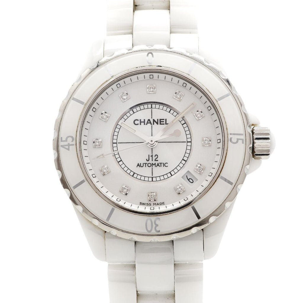 Chanel Diamond White Dial Watch