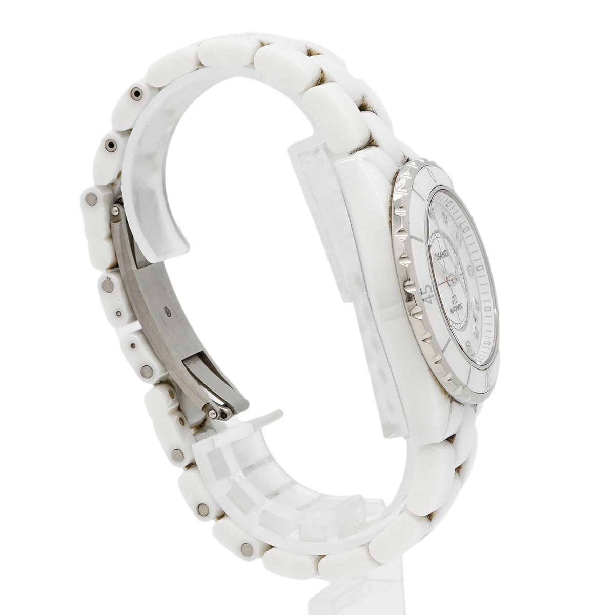 Chanel Diamond White Dial Watch — view 3