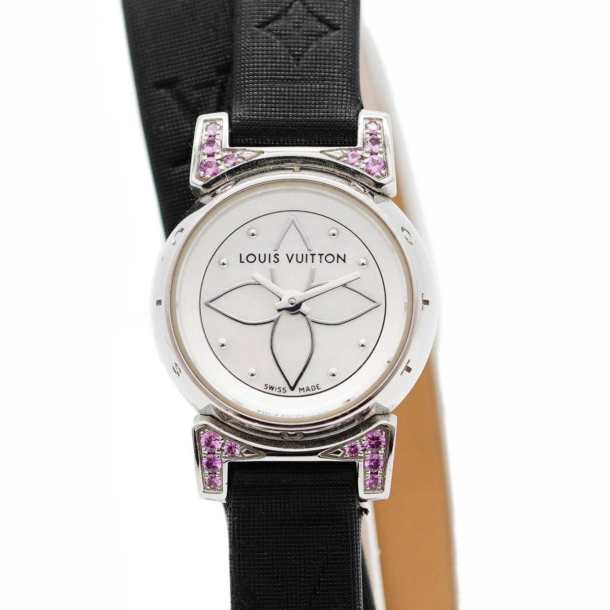 Louis Vuitton Tambour Bijou Triple Coiled White Dial Watch