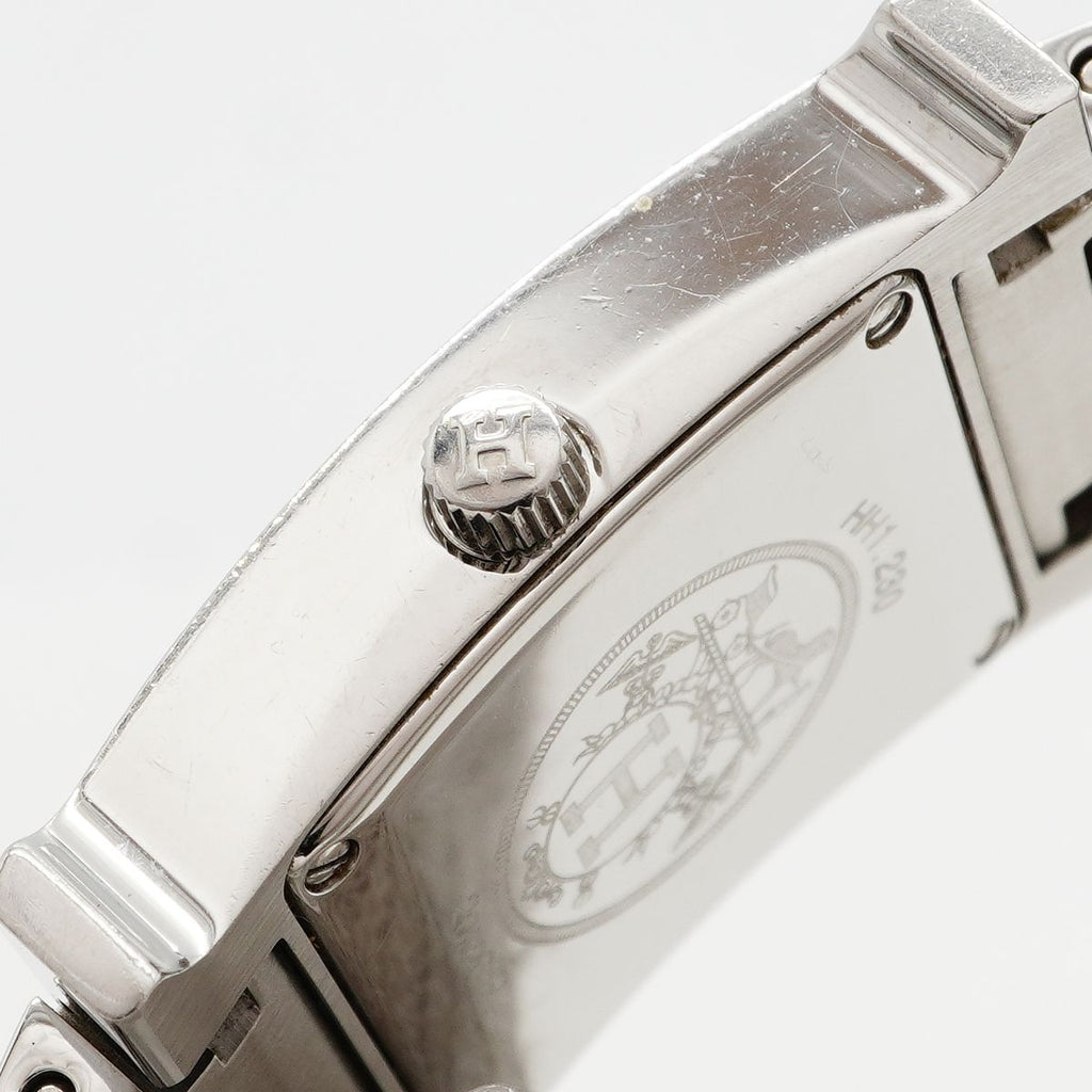 Hermes Watch Diamond Ivory Dial — view 9