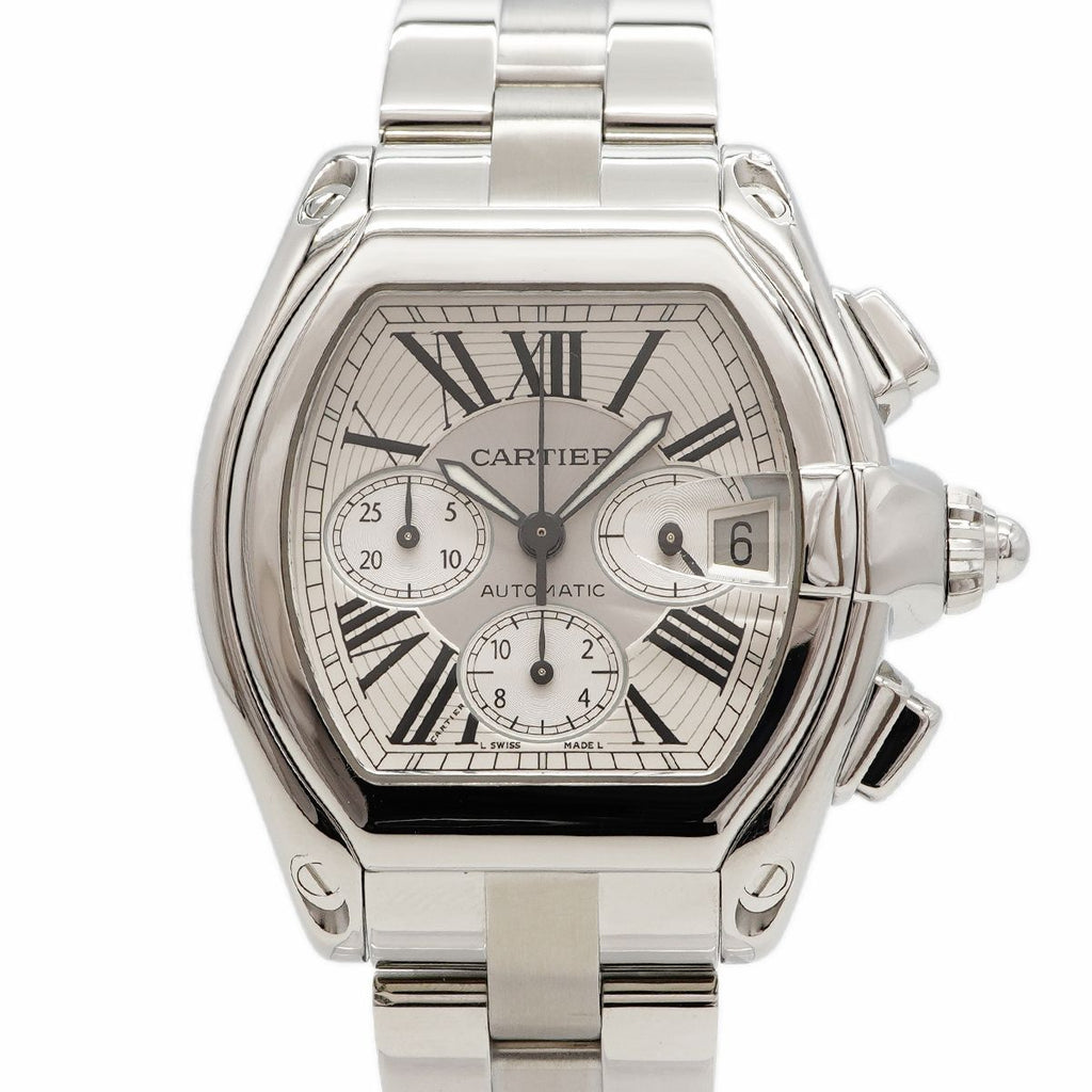 Cartier Roadster XL Silver Dial Watch