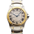 Cartier Santos Ronde MM Ivory Dial Watch Boys