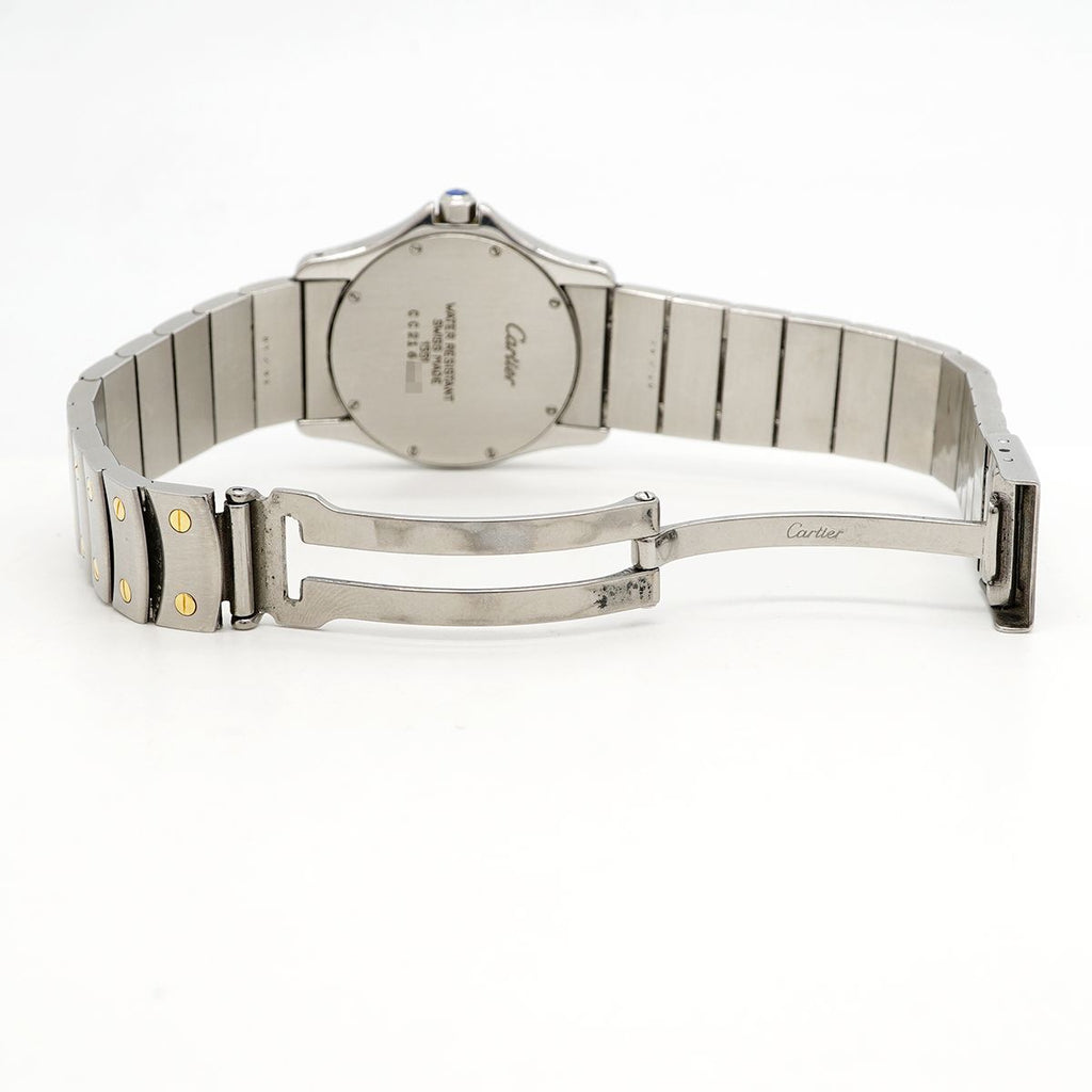 Cartier Santos Ronde MM Ivory Dial Watch Boys — view 4